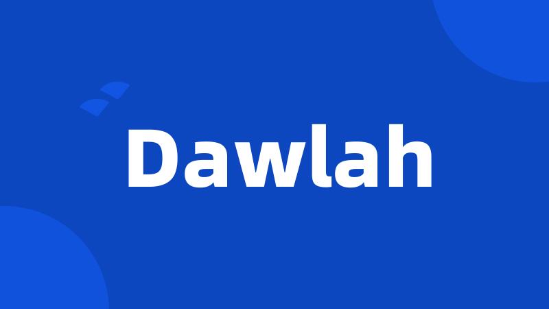Dawlah