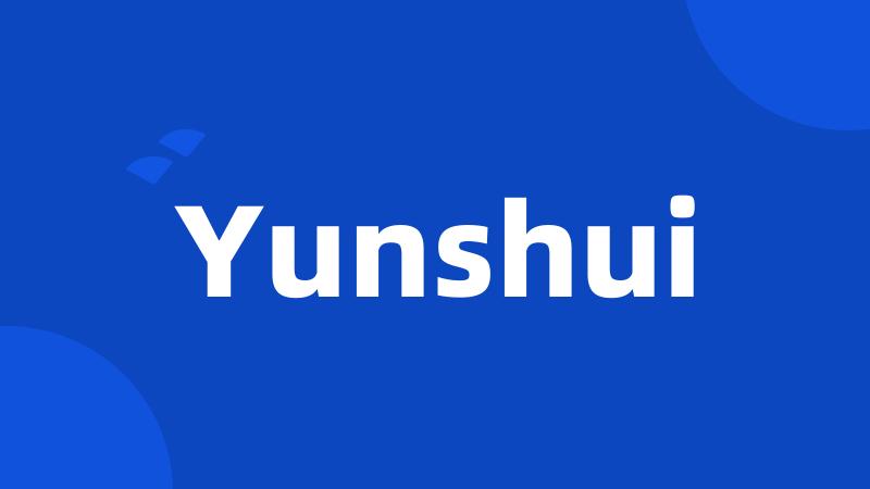 Yunshui