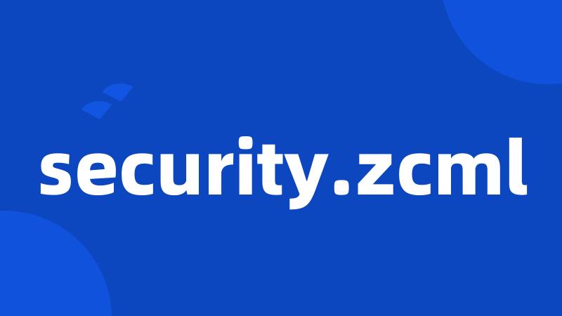 security.zcml