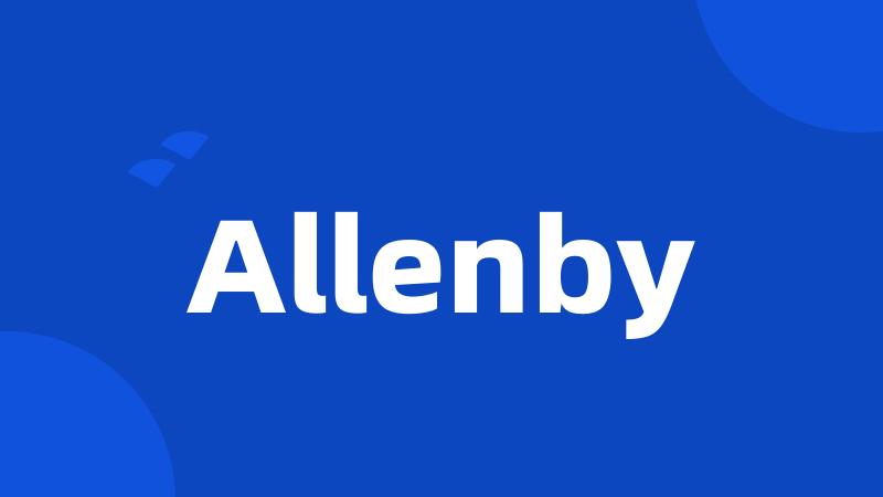 Allenby