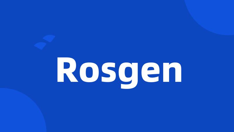 Rosgen