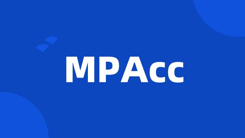 MPAcc