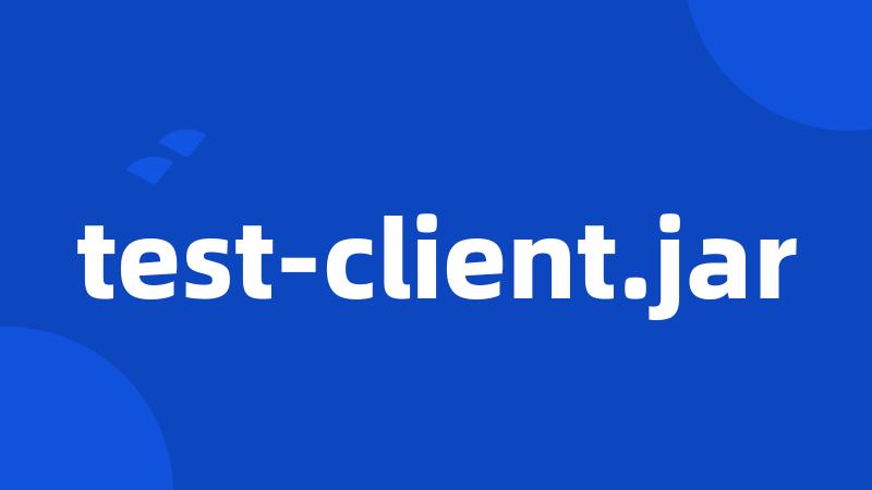 test-client.jar