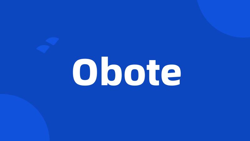Obote