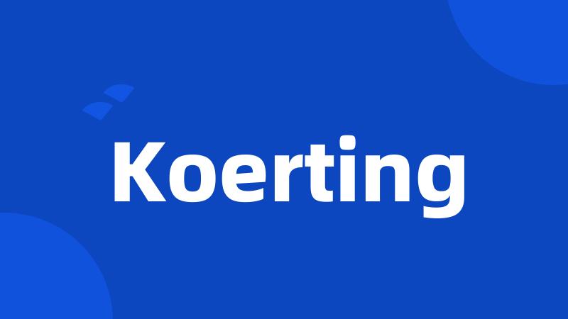 Koerting