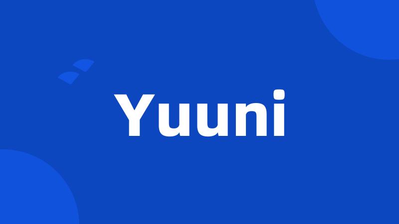 Yuuni