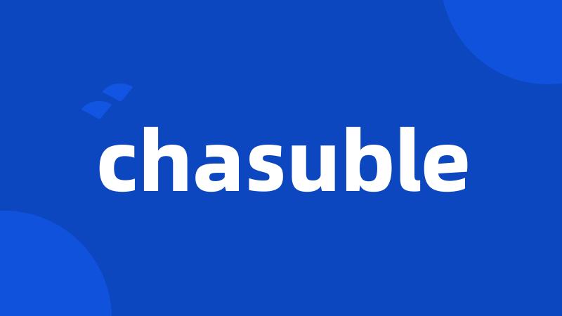chasuble