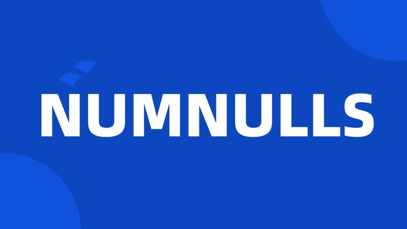 NUMNULLS