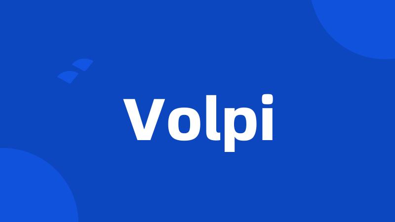 Volpi