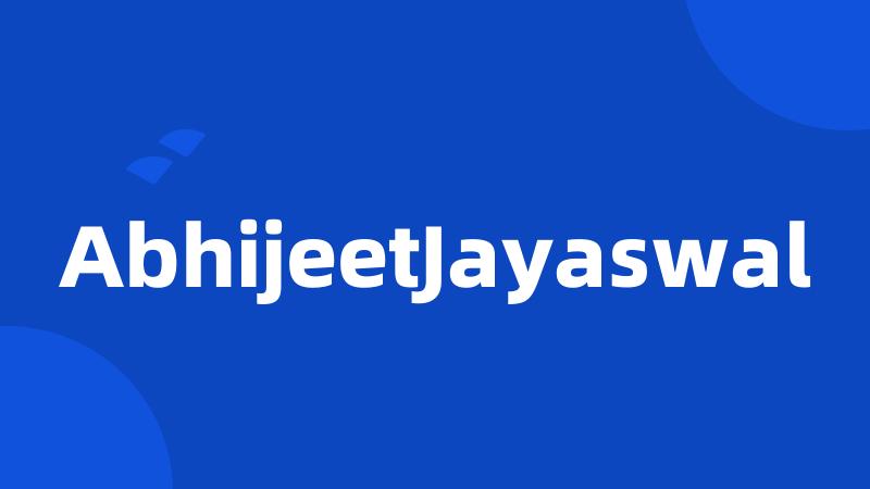 AbhijeetJayaswal