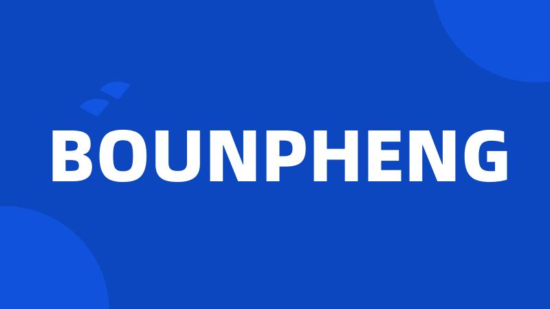 BOUNPHENG