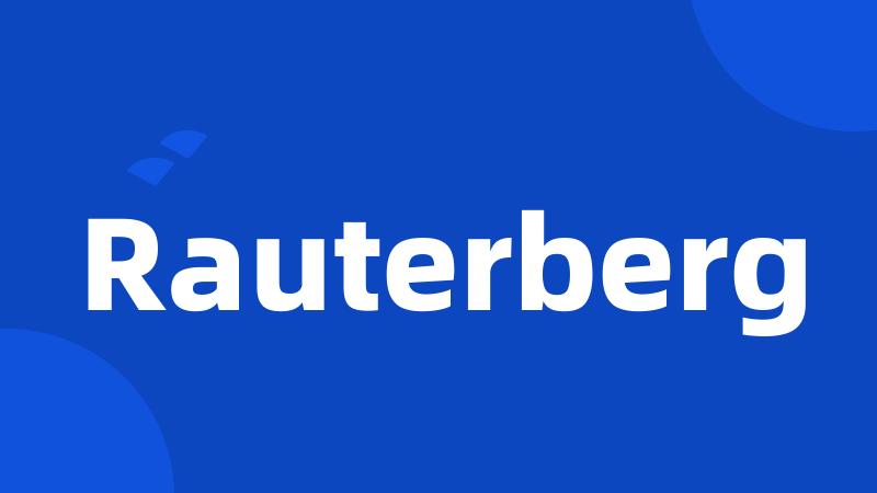 Rauterberg
