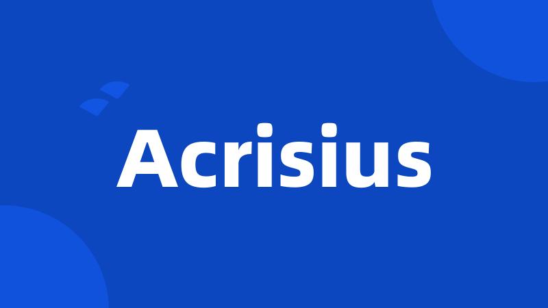 Acrisius