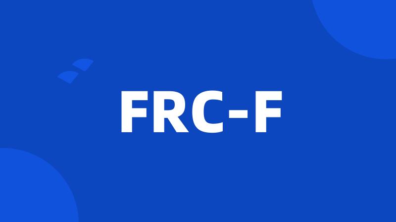 FRC-F