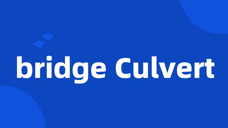 bridge Culvert