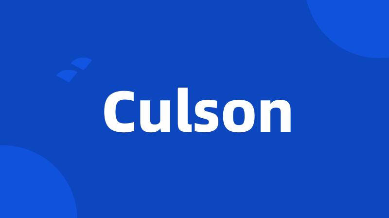 Culson