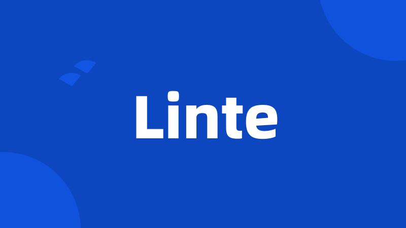 Linte