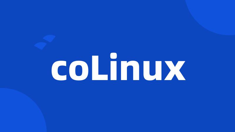 coLinux