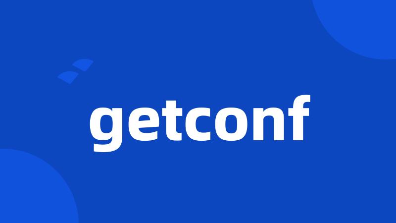 getconf