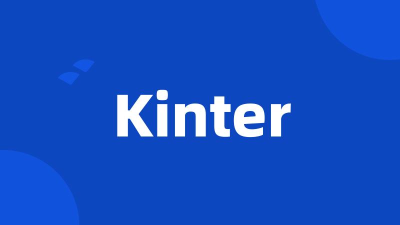 Kinter