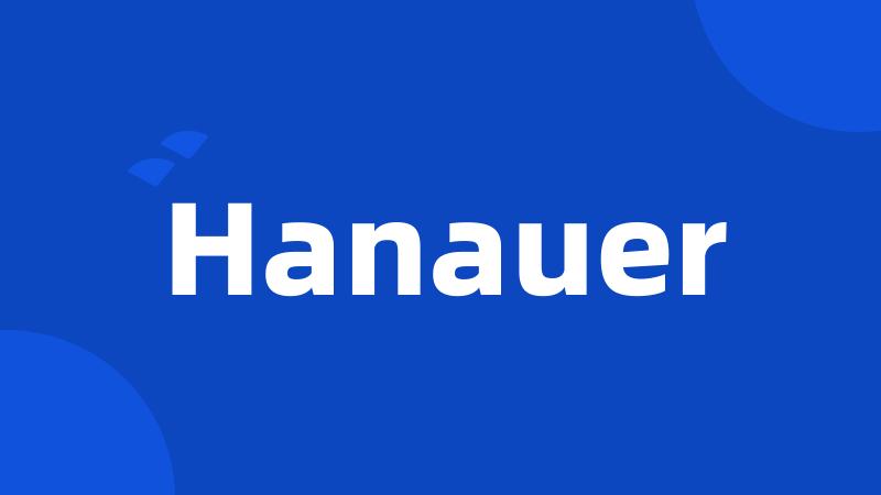 Hanauer