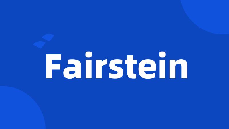 Fairstein