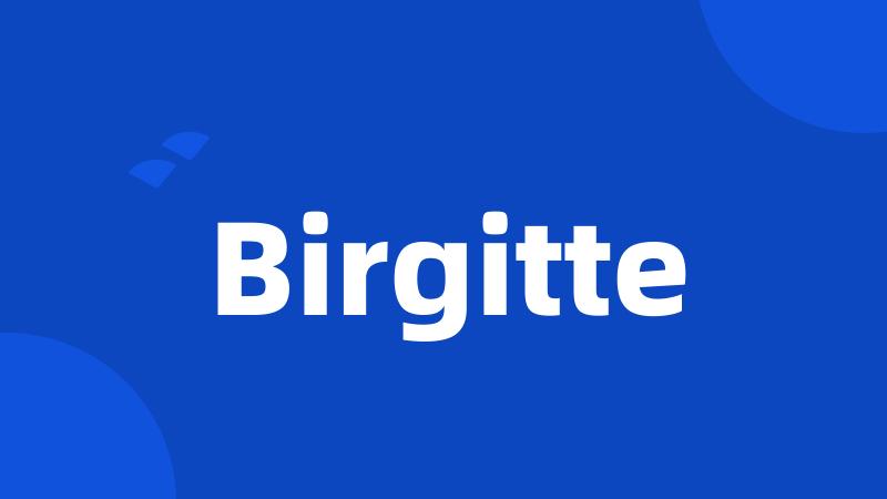 Birgitte