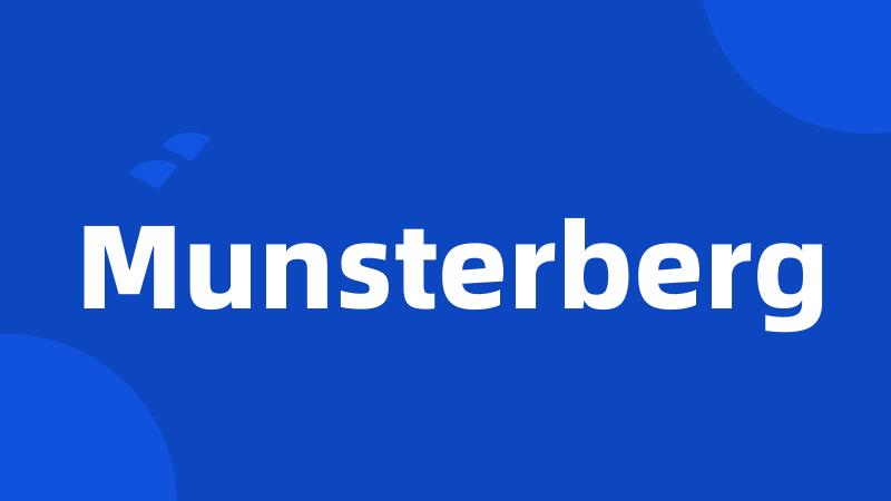 Munsterberg