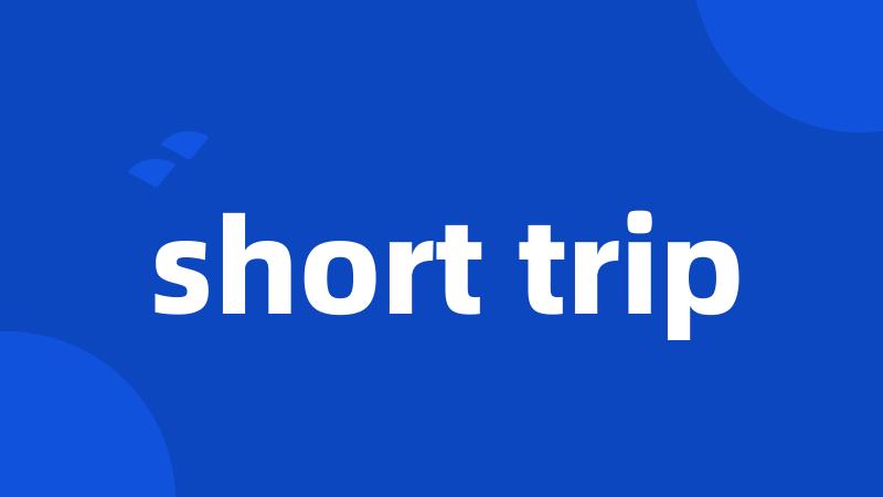 short trip