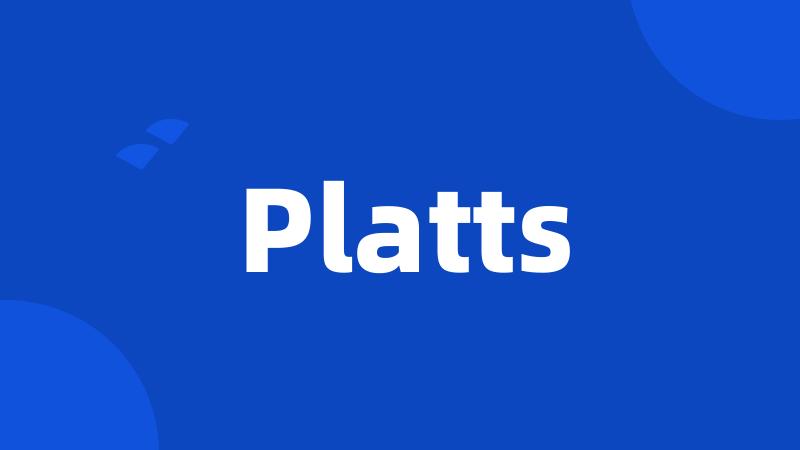 Platts