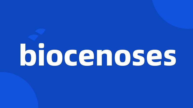 biocenoses