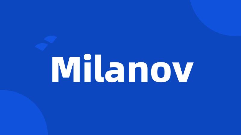 Milanov