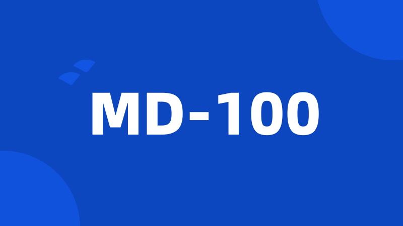 MD-100