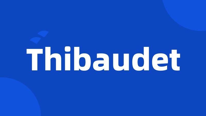 Thibaudet