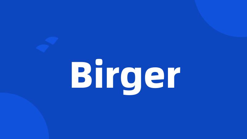 Birger