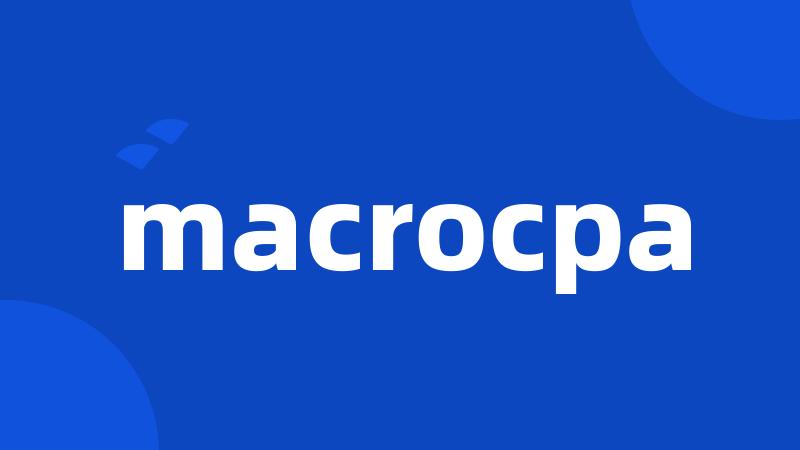 macrocpa