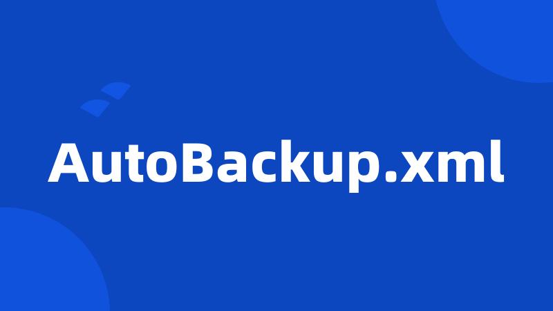 AutoBackup.xml