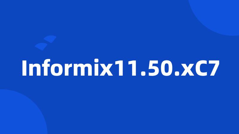 Informix11.50.xC7