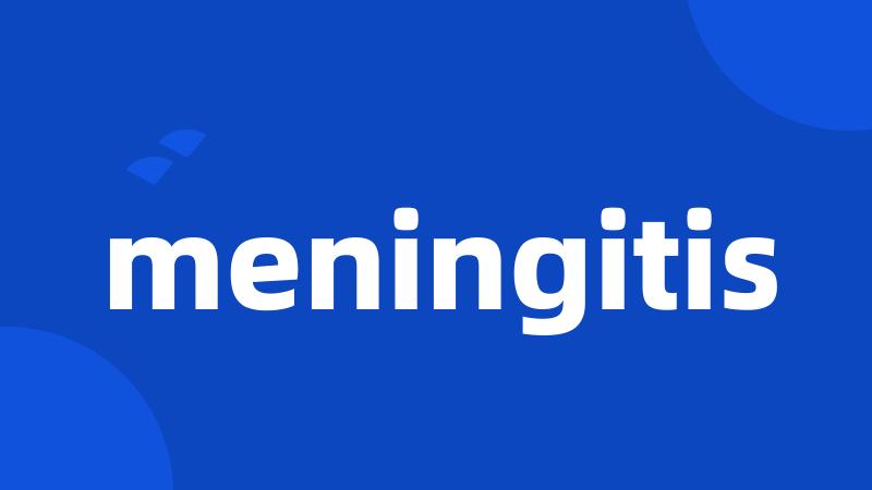 meningitis