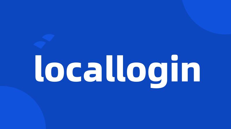 locallogin