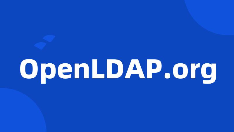 OpenLDAP.org
