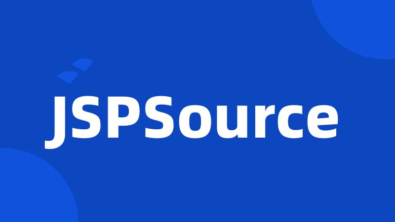 JSPSource