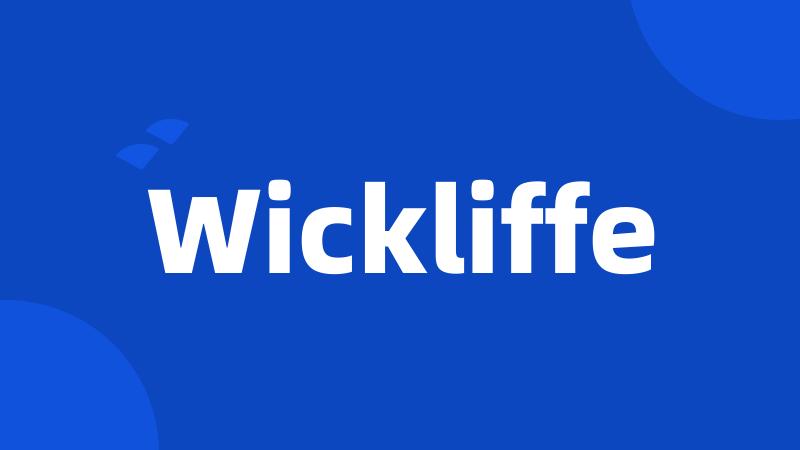 Wickliffe