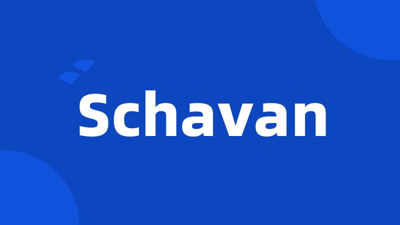 Schavan