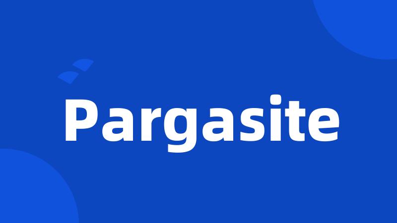 Pargasite