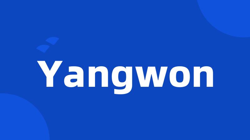 Yangwon