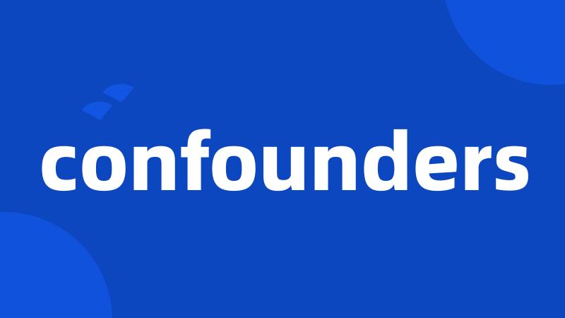 confounders