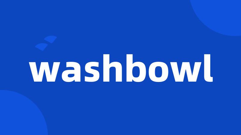 washbowl