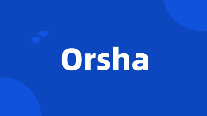 Orsha