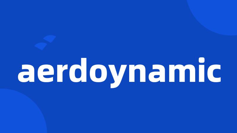 aerdoynamic